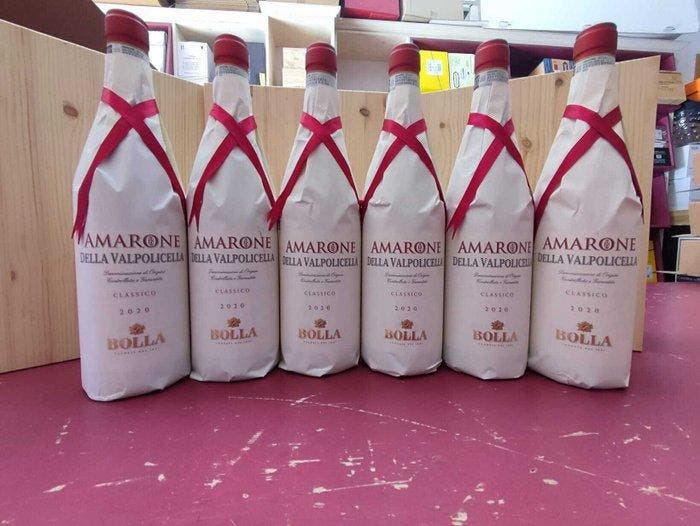 2020 Bolla - Amarone della Valpolicella - 6 Flessen (0.75, Verzamelen, Wijnen