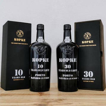 Kopke 30 & 10 Years Old Tawny - Porto - 2 Flessen (0.75, Nieuw