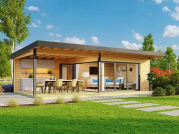 Tuinkantoor Domeo 10 850 x 450 cm, Nieuw