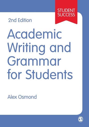 Academic Writing and Grammar for Students - Alex Osmond, Boeken, Verzenden, Zo goed als nieuw, Alex Osmond
