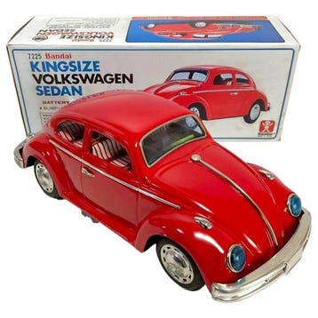 Bandai - Blikken speelgoedauto - Volkswagen Sedan -