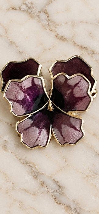 Zonder minimumprijs - Broche Zilver - David-Andersen –