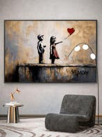 Mrs Art Prime - Love Is the Only Currency in Banksy Style