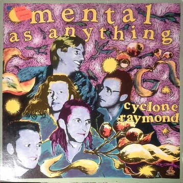 LP gebruikt - Mental As Anything - Cyclone Raymond, Cd's en Dvd's, Vinyl | Rock, Verzenden, Zo goed als nieuw