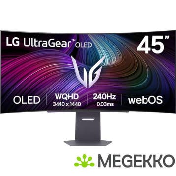 LG Ultragear 45GX90SA-B 45  Wide Quad HD Curved OLED Gaming, Verzenden, Nieuw, LG