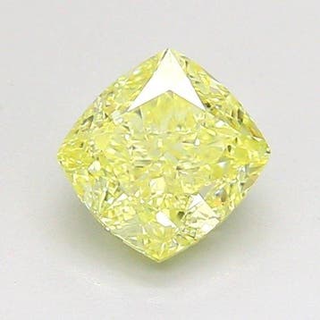 1 pcs Diamant (Natuurlijk gekleurd) - 1.01 ct - Cushion -, Nieuw