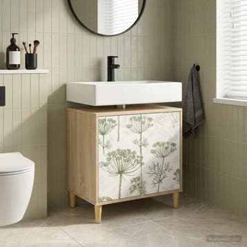 vidaXL Badkamerkast GOTHA Sonoma 60 x 40 x 60 cm Bewerkt, Verzenden, Nieuw