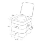 ProPlus Draagbaar Toilet – 10L/20L – Compact Camping Toi, Ophalen of Verzenden, Nieuw