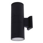 Tuin/Buitenlamp/Wandlamp Rond Mat Zwart Dubbel, Nieuw, Ophalen of Verzenden, Hanglamp, 50 tot 250 watt