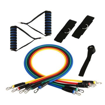 Weerstandsband resistance elastiek fitness workout home set, Verzenden, Nieuw
