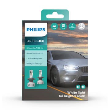 Philips H4 LED Koplamp 12/24V 12W 2 Stuks, Auto-onderdelen, Verlichting, Ophalen of Verzenden, Nieuw