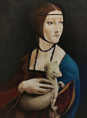 Clara Lumière (XX-XXI) - La dama con lermellino - da