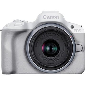 Canon EOS R50 Body Wit + RF-S 18-45 IS STM, Audio, Tv en Foto, Fotocamera's Digitaal, Ophalen of Verzenden, Nieuw, Canon