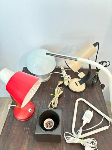 Bureaulamp (5) - Metaal, kunststof - Bureau lampen allerlei