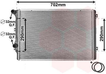 A3 Radiator 2.0 TFSi CCZA (Audi, Motorvoertuigonderdelen), Ophalen of Verzenden, Nieuw, Audi
