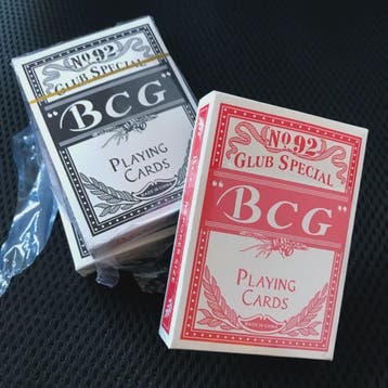 BCG Poker Speelkaarten - 52 kaarten + 2 Jokers - Plastic Coa, Verzenden, Nieuw