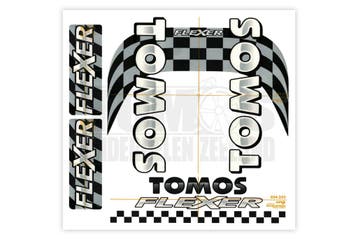 Tomos Stickerset Flexer Sticker compleet set, Fietsen en Brommers, Ophalen of Verzenden, Nieuw, Tomos