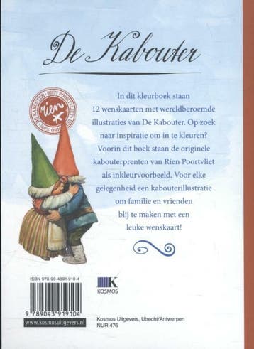 De kabouter kleurboek om te versturen 9789043919104, Verzenden, Zo goed als nieuw, Rien Poortvliet
