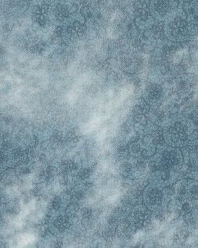 Denim Tie Dye Stretch Bloemen Indigo, Nieuw, Overige kleuren