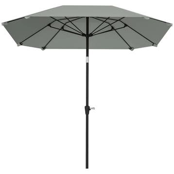TRUUSK Parasol Ø233 cm - Met Knikfunctie - Achthoekig - Wind, Verzenden