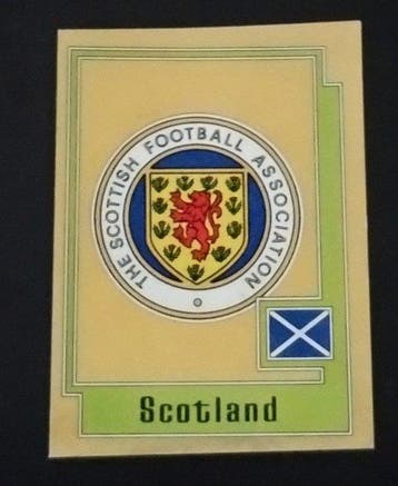1980 Panini Europe 80 Scotland - 1 Sticker - Excellent (EX), Nieuw