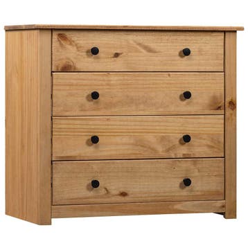 vidaXL Bijzetkast Panama Range 80x40x73 cm grenenhout, Verzenden, Nieuw, 50 tot 100 cm, Minder dan 100 cm