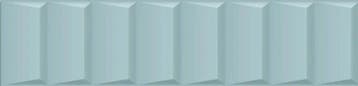 Wandtegel Cifre Volume Ladder Relieve Lichtblauw Mat 6x25, Nieuw, 20 tot 40 cm, 10 m² of meer, Wandtegels