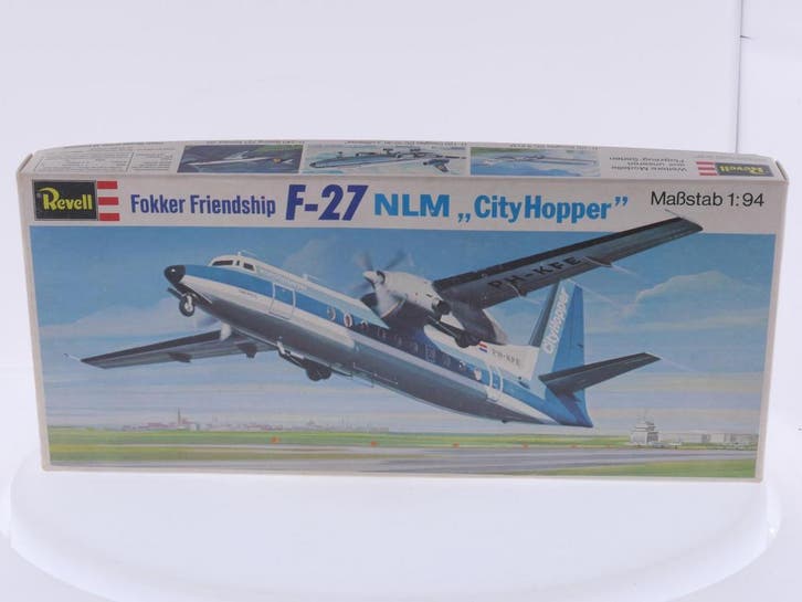Schaal 1:94 Revell H-102 Fokker Friendship F-27 NLM City..., Hobby en Vrije tijd, Modelbouw | Vliegtuigen en Helikopters, Nieuw
