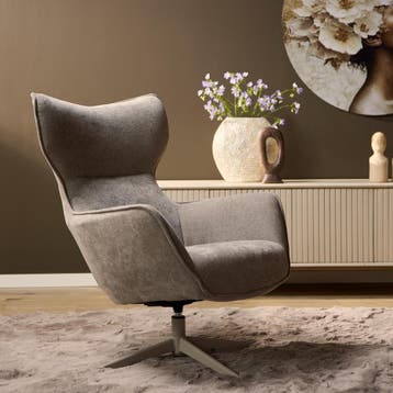 Fauteuil Julia | Taupe | Starfurn, Ophalen of Verzenden, Nieuw