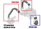 S55 Charge Pipe + Boost pipe BMW M2 M3 M4, Verzenden