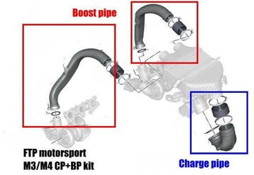 S55 Charge Pipe + Boost pipe BMW M2 M3 M4, Verzenden