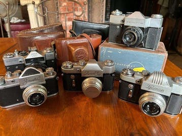 KMZ Krasnogorsk 5x Zenit + objectifs | Analoge camera, Nieuw