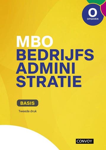 9789463175319 MBO Bedrijfsadministratie Basis Opgavenboek, Boeken, Schoolboeken, Verzenden, Zo goed als nieuw, H.M.M. Krom