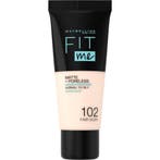 Maybelline New York Fit Me Matte & Poreless 102 Fair Ivory, Verzenden, Nieuw, Make-up