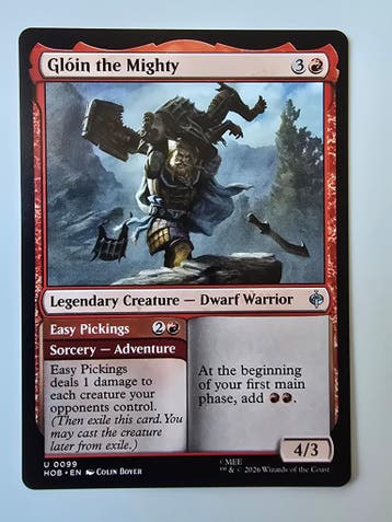 GLÓIN THE MIGHTY (HOB) (U 0099) (MTG) (TRADING CARD), Verzenden, Gebruikt
