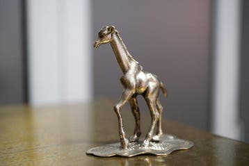 Figuur - Giraffe Figurine - .925 zilver
