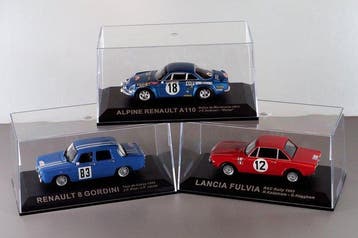 Altaya 1:43 - Modelauto (3) - Rally collection: Alpine, Nieuw