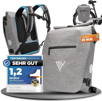 2dekans | MIVELO Fietstas – 3-in-1 Rugzak & Schoudertas –, Sieraden, Tassen en Uiterlijk, Ophalen of Verzenden, Zo goed als nieuw
