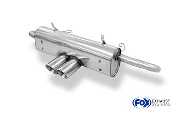 FOX Porsche Boxster Type 986 Achterdemper uitlaat midden - 2, Verzenden, Nieuw