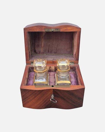 Parfumfles - cave à parfums - Palissander - Napoléon III/19e