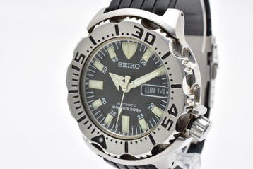 Seiko - Black Monster Divers 200m - Zonder minimumprijs -