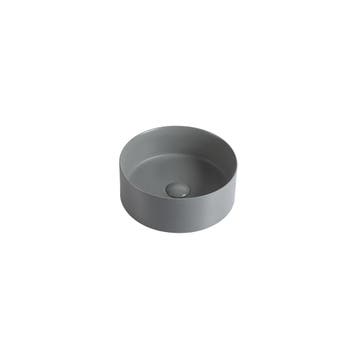 Waskom Valentina 35x35x14cm mat grijs inclusief afvoerplug, Verzenden, Nieuw