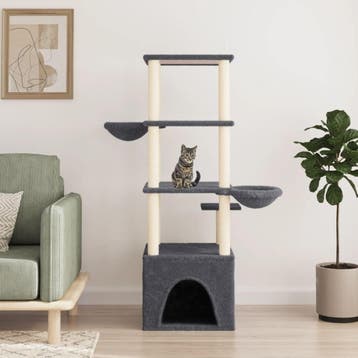 Kattenkrabpaal Donkergrijs | 34% Korting - Retourdeal, Dieren en Toebehoren, Ophalen of Verzenden, Zo goed als nieuw, Krabpaal