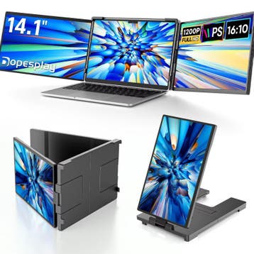 Triple Laptop Screen Extender 14,1” IPS 1200P Monitor, Verzenden, Nieuw