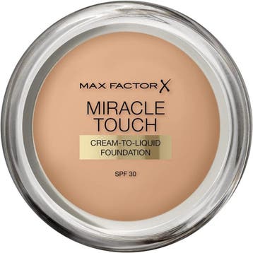 Max Factor - Miracle Touch Foundation - 083 Golden Tan, Ophalen of Verzenden, Nieuw, Gehele gezicht, Make-up