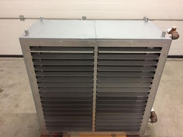 85 kw CV luchtverwarmer KiwiHesta (4 stuks op voorraad), Ophalen of Verzenden, Gebruikt, 800 watt of meer, Overige typen