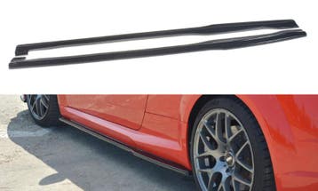 Zij Skirts Diffusers Audi TT RS 8S Glanzend Zwart, Ophalen of Verzenden, Nieuw