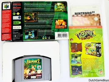 Nintendo 64 / N64 - Rayman 2 - The Great Escape + Map - EUR, Verzenden, Gebruikt