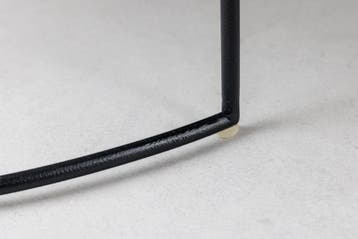 Set van 2 ronde salontafels ELEMENTS 60cm goud zwart metalen, Ophalen of Verzenden, Nieuw