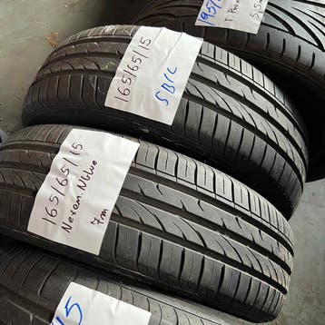 2 x Nexen 165-65-15 Zomerbanden 7mm, Gebruikt, 15 inch, Ophalen of Verzenden, Band(en)